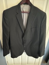 Jack Victor Blazer Mens 48L Navy Blue Wool Suit Jacket