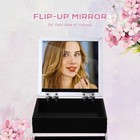 Byootique Makeup Train Case Cosmetic Organizer w/ Mirror Artist Blush — photo 6