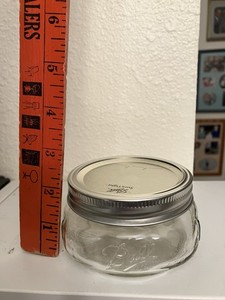 Ball Mason Wide Mouth 1/2 Pint Jar Discontinued 