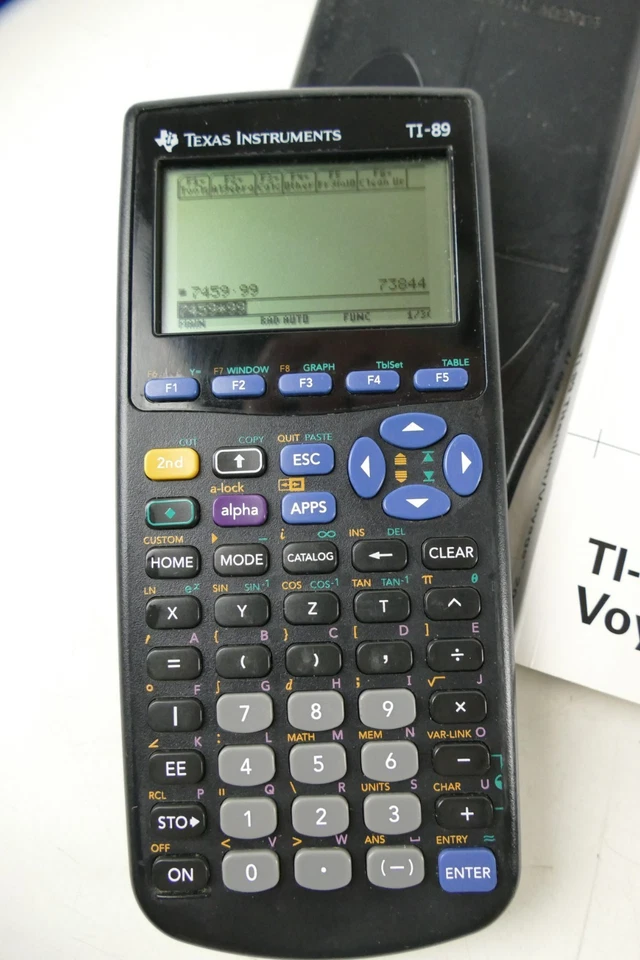 2 Texas Instruments TI-89 Titanum  200 + TI-82 Stats Taschenrechner S-5655 - Bild 2 von 4