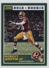 2014 Score Iconic Rookie Card Variations Robert Griffin III #7 rs2. rookie card picture