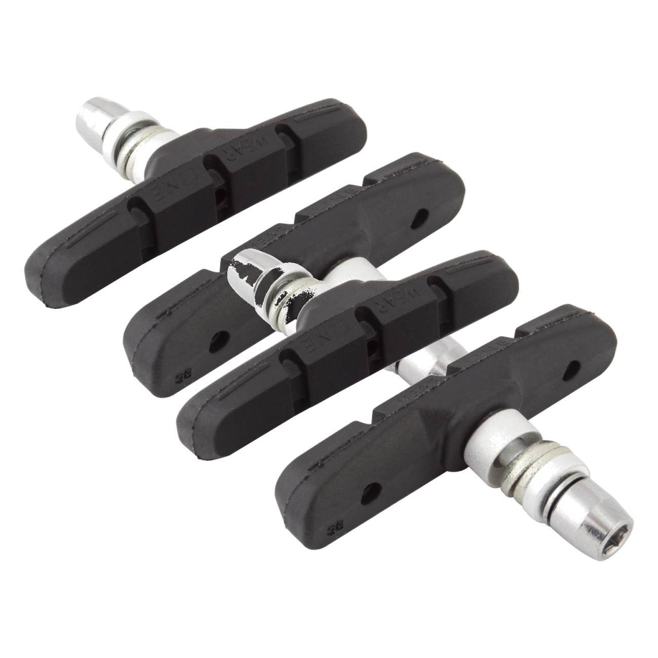 Pack of 2 Sunlite Threaded Post Brake Pads 70mm 1 Pair 3290₽