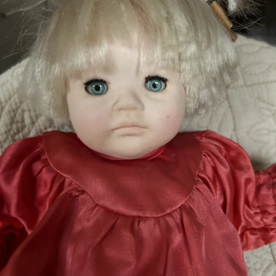 Muñecas de colección de Pauline My First Christmas 1995 Pauline Bjonness Jacobsen RARAS NUEVAS EN CAJA Foto 3 de 4