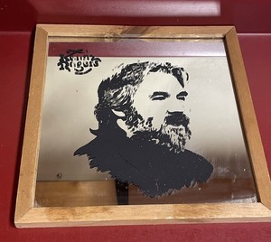 SCARCE KENNY ROGERS CARNIVAL PRIZE MIRROR  13"x13" RARE