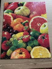 Springbok Puzzle Colorful Fruit 500 Pieces Complete 