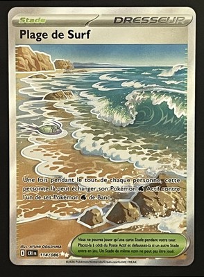   Surf Beach 114/086 FA - ME04 Chaos Ascendant CRI - NM - ID3339