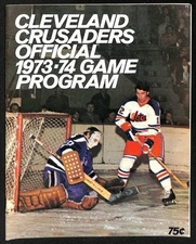 10/6/1973 WHA Program Cleveland Crusaders vs. NY Golden Blades 201683