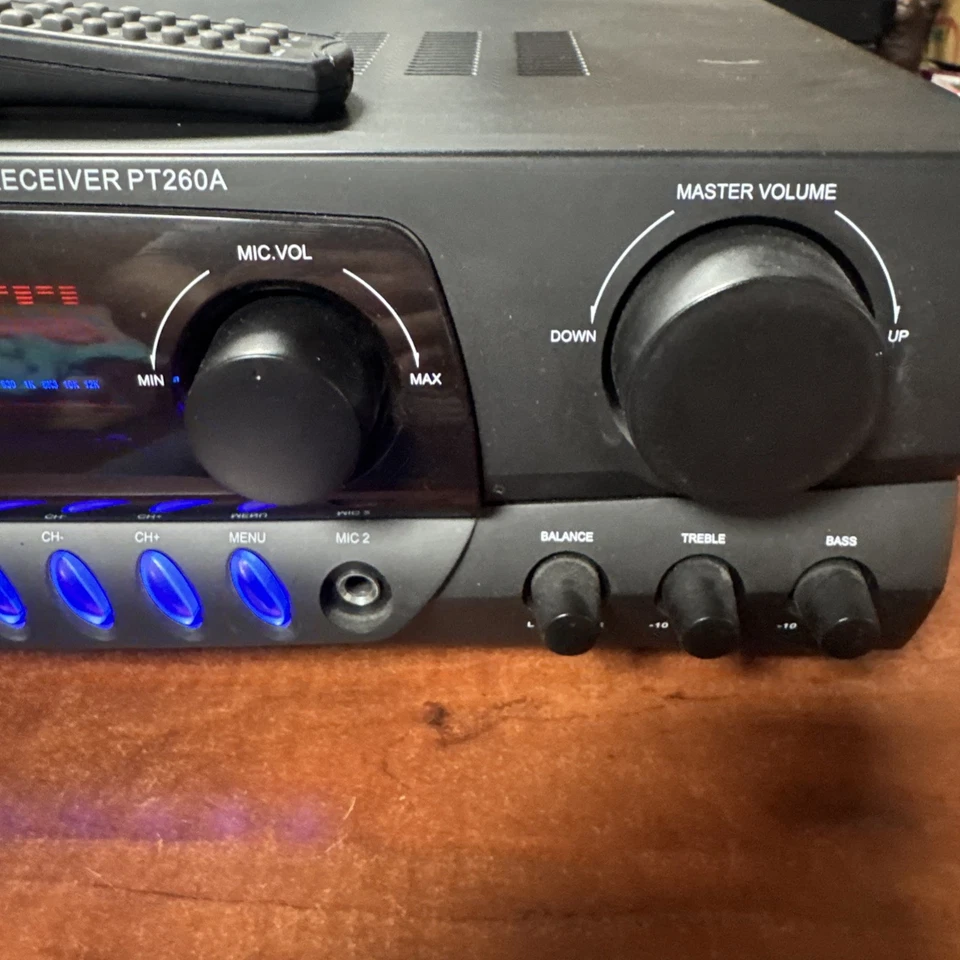 Pyle Pro 200 Watts Digital AM/FM Stereo Receiver PT260A - Image 2 of 4