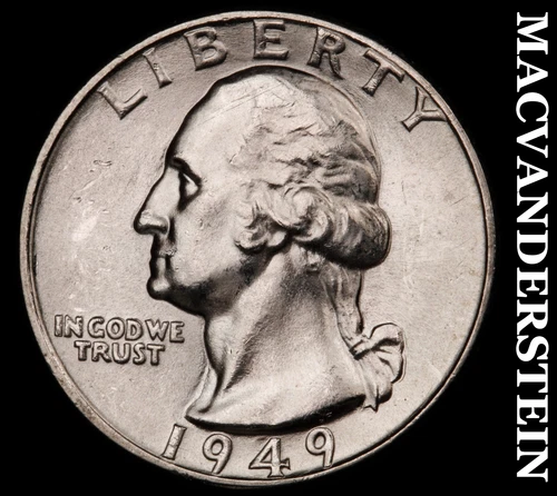 1949 Washington Quarter- Silver Choice Gem Brilliant Uncirculated  #i4366