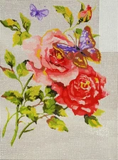 Needlepoint Painted Canvas Gobelin 10469 16"x20" by Collection D'Art