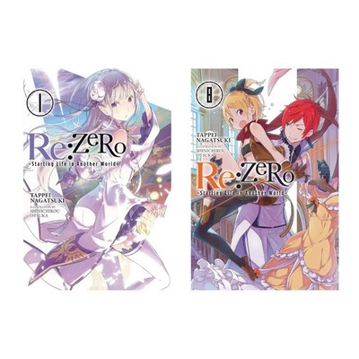 Re:Zero Starting Life in Another World Vol 1-8 Novel English Version Bundles