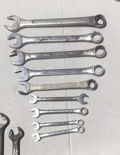 Vintage S-k Tools Sk Sae Wrench Tool Set Combination Box Open End 12 Pt Wrenches Vintage S-k Tools Sk Sae Wrench Tool Set Combination Box Open End 12 Pt Wrenches