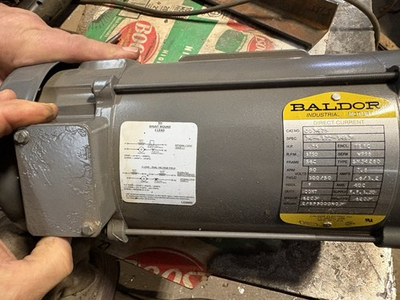 #ad #ad Baldor CD3475 DC Motor 3 4hp 1750rpm 56C Frame TEFC Shunt Wound SF: 1.0 $500.00