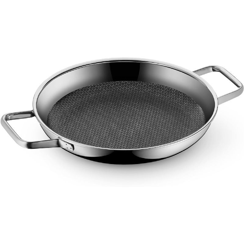 WMF Profi Resist Servier, Bratpfanne 28 cm Induktion, Edelstahlgriff