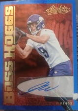 2018 Panini Absolute - Boss Hoggs Autographs Jake Wieneke #BH-JW Spectrum Blue 