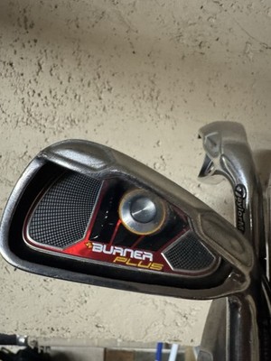 TaylorMade Burner Plus RH Iron Set 4-9, AW Steel Shafts Regular Flex