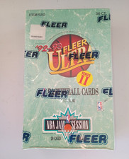 Fleer 1992-93 Ultra Series II NBA Basketball Trading Card Box 175 Cards Rookie