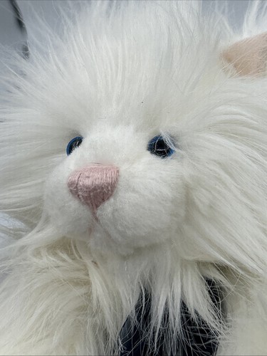 Sparkles The Cat Charlie Bears 2017 Plush * 11" w/ Blue Bow * RETIRED - Picture 19 of 22