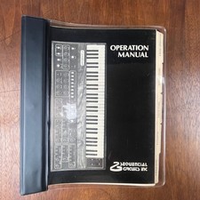 VINTAGE SEQUENTIAL REV. 3.3 PROPHET-5 SYNTHESIZER OPERATION MANUAL