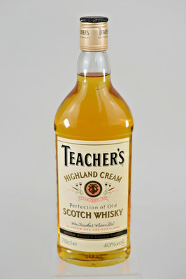 AUS SAMMLER NACHLASS - ALTE FLASCHE SCOTCH WHISKY - TEACHER´S HIGHLAND CREAM