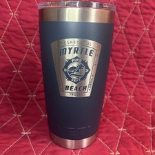 *Amazing *Myrtle Beach Fire Department *YETI 20 Oz. Rambler Tumbler *Slider Lid