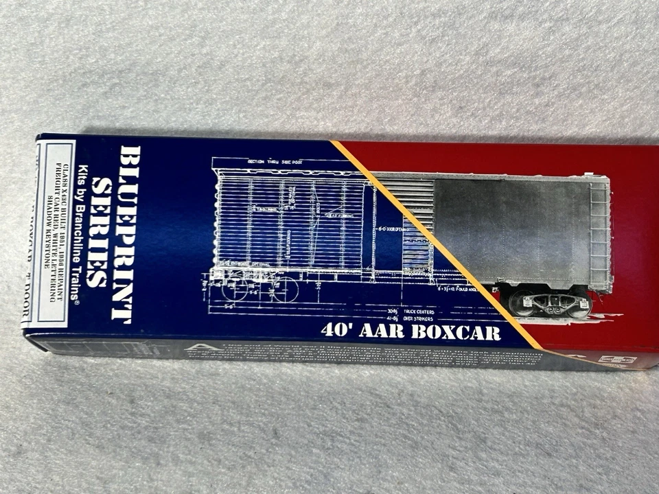 Bonito coche de caja Branchline Blueprint Series Pennsylvania RR 40’ Foto 2 de 3