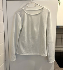 2x Damen Basic Langarm T-Shirt Rundhals Weiß...
