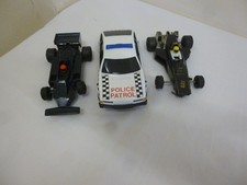 3 Scalextric cars all untested some missing parts