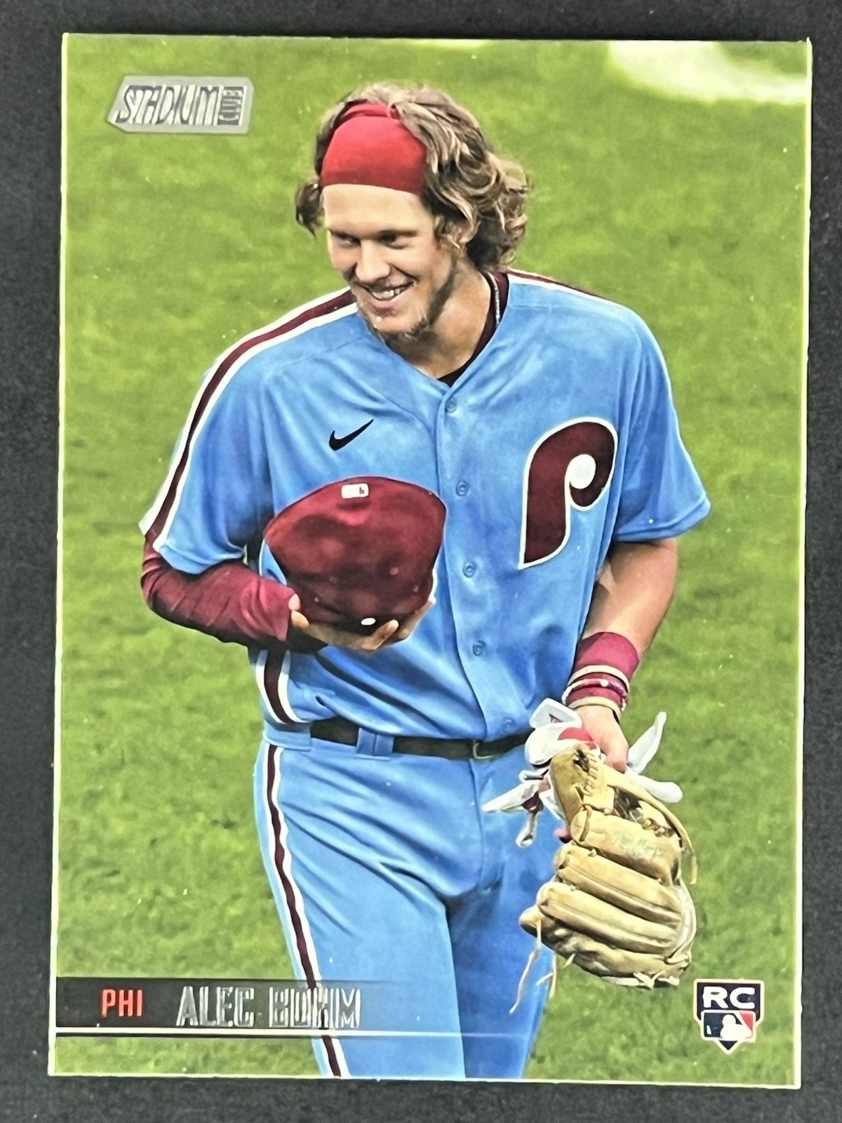 2021 Topps Stadium Club - Alec Bohm #112 Vertical, Smiling (RC)