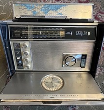 Vintage Zenith Trans Oceanic Royal 7000Y 11 Band Solid State Radio & Log Book