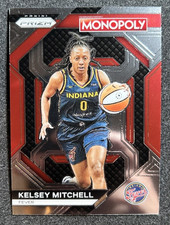 2024 Panini WNBA Monopoly Prizm Kelsey Mitchell #WNBA28 All-Star Indiana Fever