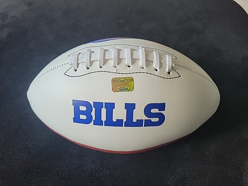 Josh Allen Buffalo Bills handsigniert signed NFL Bills Full Size Football mit COA - Bild 4 von 7