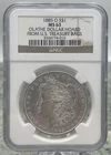 1885-O Morgan Silver Dollar NGC MS63 – Olathe Dollar Hoard – Nice Luster