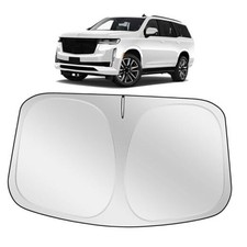 XHRING Windshield Sun Shade Sunshade Compatible with Cadillac Escalade 2026