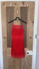Top shop Red Lace Bodycon Dress Mini Party Dress 