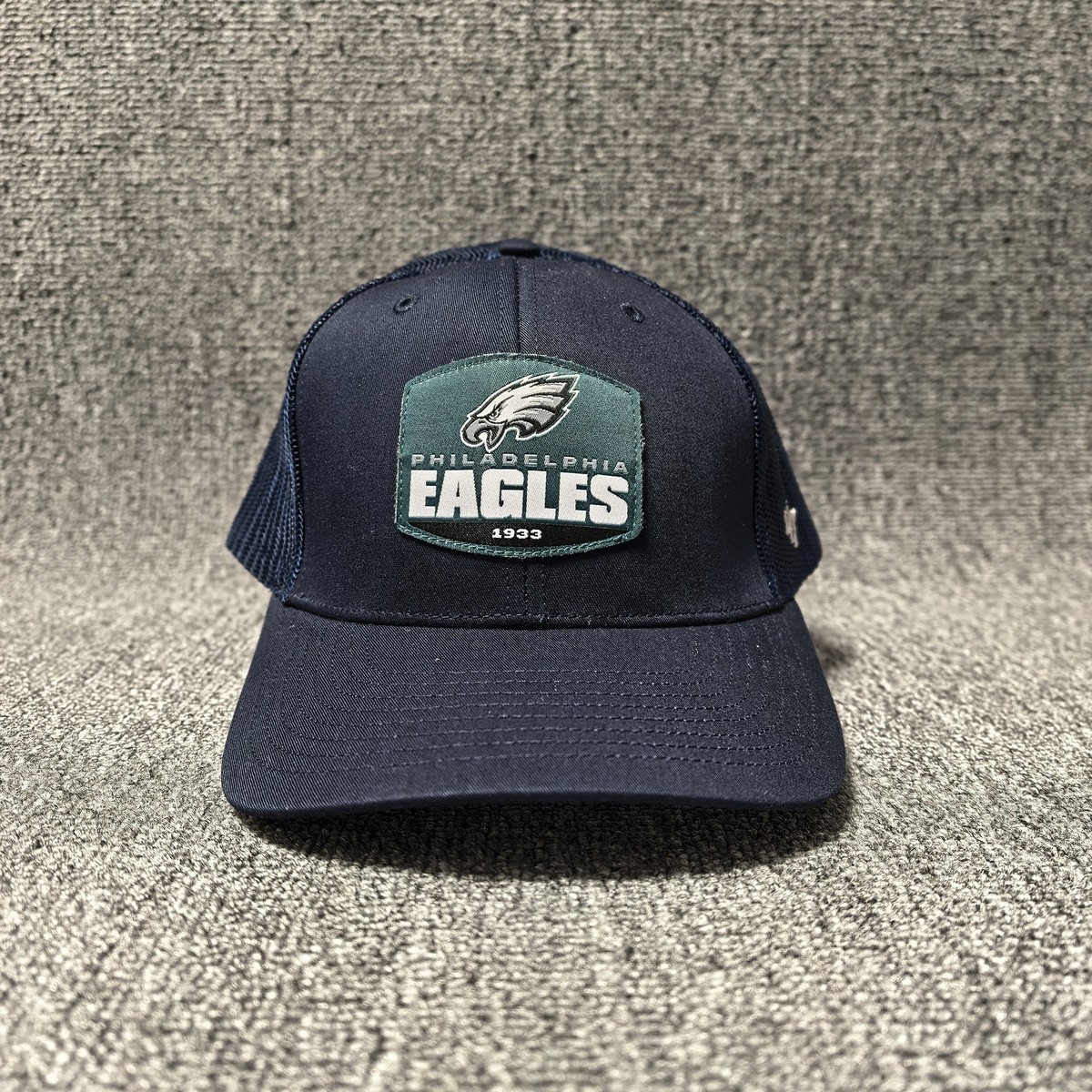 '47 Brand Philadelphia Eagles NFL Trucker Hat Snapback Navy Blue Mesh Cap