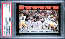 1985 Topps — Bear Team Leaders — 🐻🐻🐻 — Walter Payton — PSA 7 — NEW (Dec 2025)