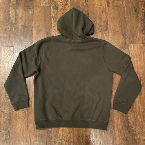 Realtree Hoodie Mens Green W/Camo Hood Antler Fleece Pullover Sweatshirt Size XL - Picture 6 of 7