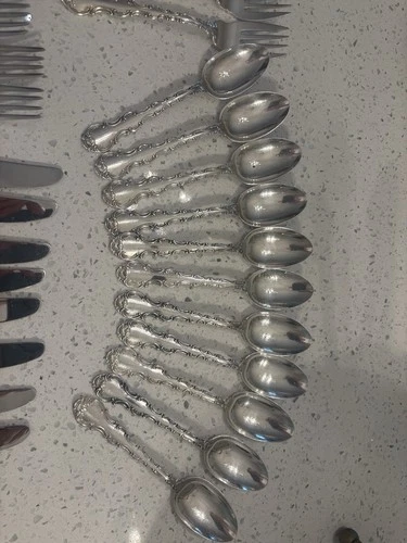 Gorham Strasburg Sterling Silver Flatware  Set- 45 pieces