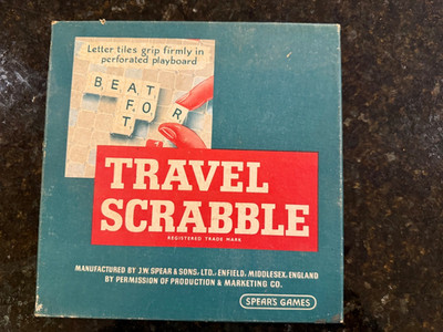 Travel Scrabble, Spear's Games