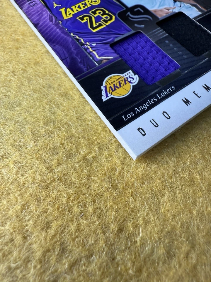 2024-25 Panini Silhouette Duo Game Worn Jersey Lebron James Victor Wembanyama - Image 3 of 4