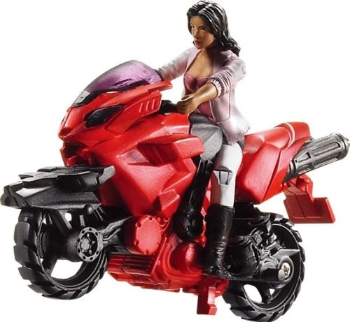 Transformers Revenge of the Fallen RA-25 Skids Mikaela Banes Figure Takara Tomy - Image 3 of 4