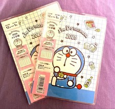 Doraemon 2026 A6 Notebook Set of 2 Calendar Schedule Memo Used