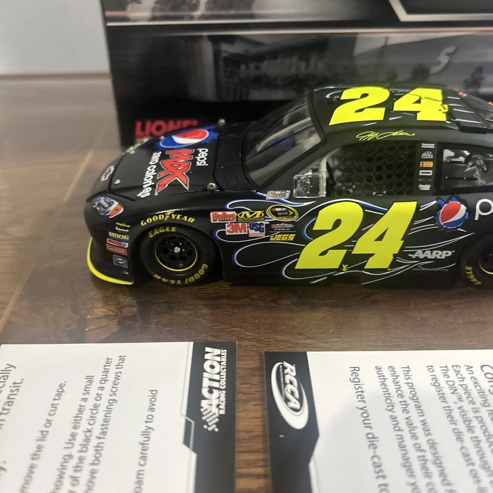 Jeff Gordon #24 Pepsi Max Zero 2011 Chevy Impala 2011 acción fundido a presión Nascar Foto 3 de 4