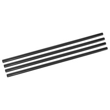 4 szt. rur z włókna węglowego 12 x 14 x 420 mm gładki splot błyszczący pręt powierzchniowy
