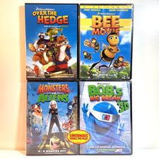 4 DREAMWORKS ANIMATION MOVIES DVD Action Adventure Comedy Family Fantasy NEW