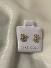 14k Gold Bear Earrings — photo 3