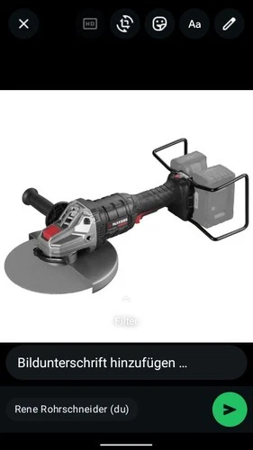 Meuleuse d'angle sans fil PARKSIDE X20V PERFORMANCE 40 volts sans batterie ni chargeur