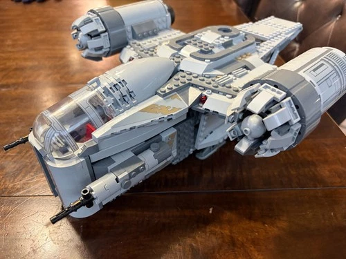 LEGO Star Wars: The Razor Crest (75292) with minifigures built