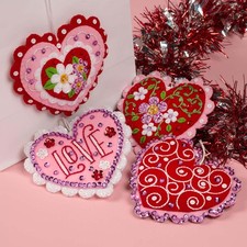 Bucilla Heartfelt Treasures Felt Sequin Kit